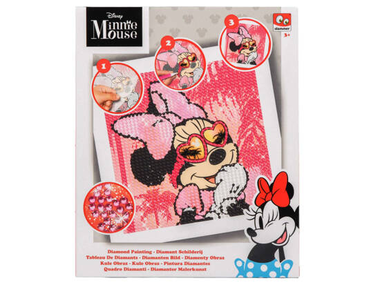 Disney Wyklejanka diamentowa Myszka Minnie Malowanie diamentami ZA5132