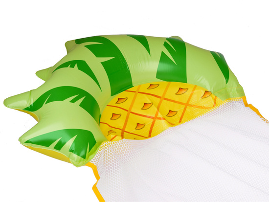 Dmuchany materac Hamak wodny siatka, model ananas na basen i plażę SP0760