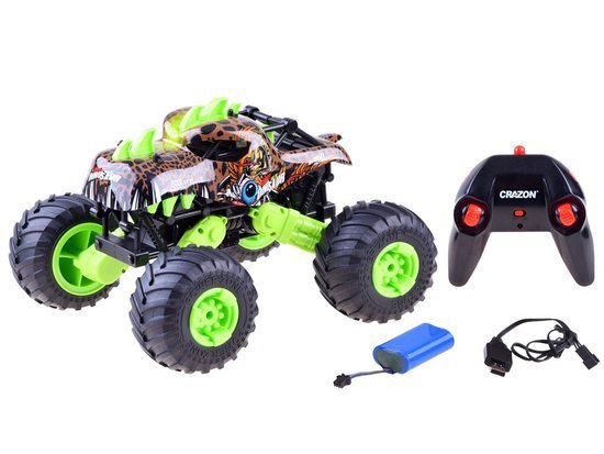 Duże sterowane auto Monster DINO 4x4 pilot RC0537Z