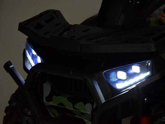 Duży QUAD na akumualtor dla dziecka 4x4 led światła koła EVA MORO PA0230