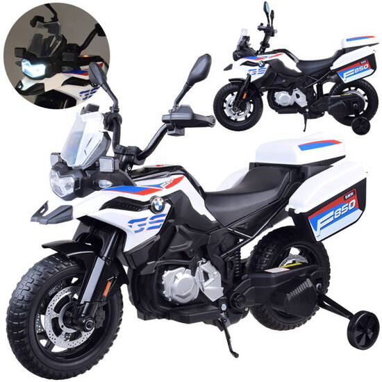 Duży motor elektryczny BMW F850 GS na akumulator dla dzieci PA0324