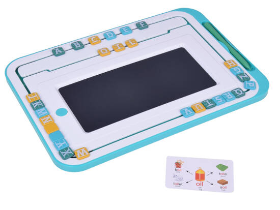 Edukacyjny zestaw 3w1 Tablica LCD + karty do NAUKA ANGIELSKIEGO TA0113