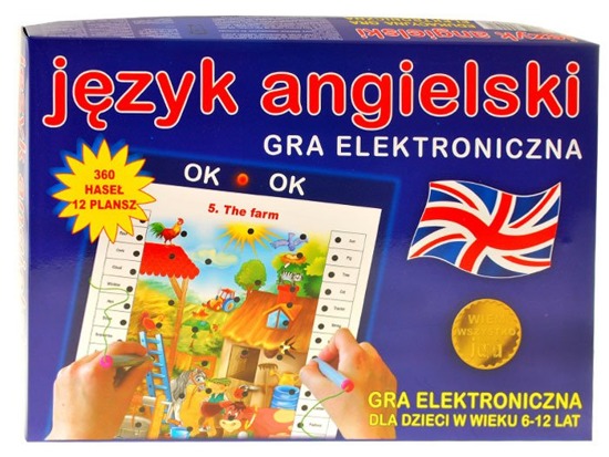 Elektroniczna gra do nauki Język Angielski GR0124