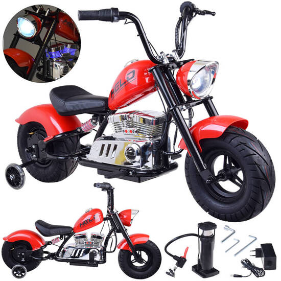 Elektryczny Motor Chopper na akumulator dla dzieci max 80kg manetka PA0318