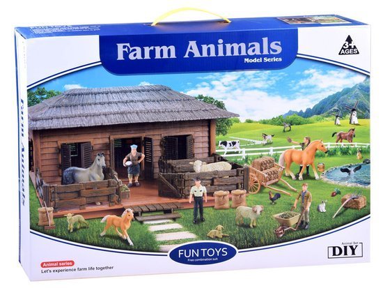 Farma gospodarstwo ze zwierzętami stajnia ZA2602