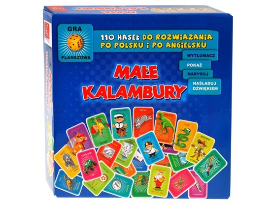 Gra Małe Kalambury 110 haseł polsko angiel. GR0245
