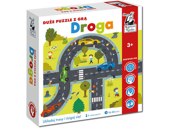 Gra Puzzle Droga uliczki zestaw ułóż trasę GR0532