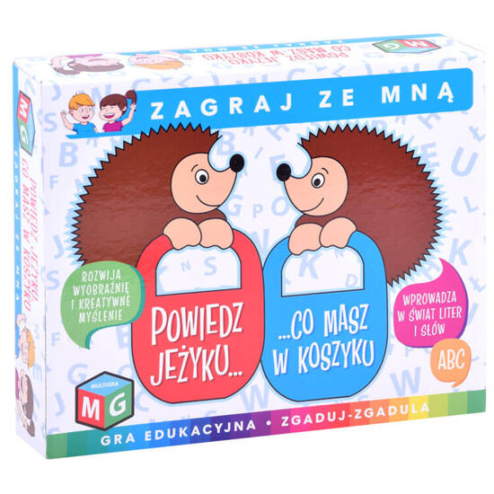 Gra edukacyjna Powiedz jeżyku zagadki GR0393