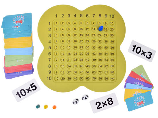 Gra edukacyjna matematyczna tablica do nauki tabliczka mnożenia GR0619