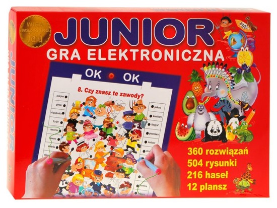 Gra elektroniczna JUNIOR dla przedszkolaka GR0164