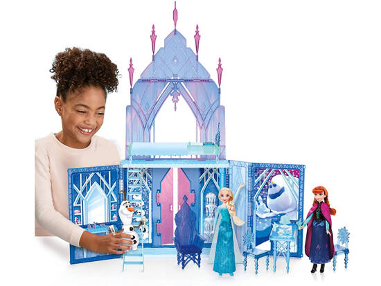 Hasbro duży Pałac Zamek Kraina Lodu Lalka Elsa  bałwan Olaf Frozen ZA5080