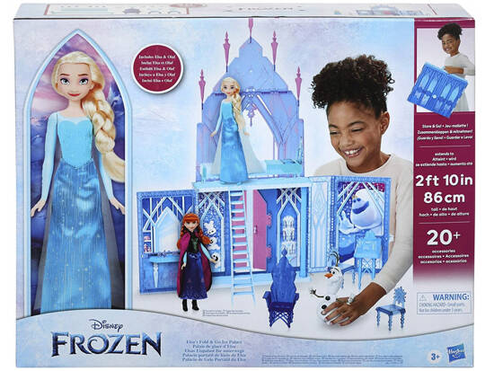 Hasbro duży Pałac Zamek Kraina Lodu Lalka Elsa  bałwan Olaf Frozen ZA5080