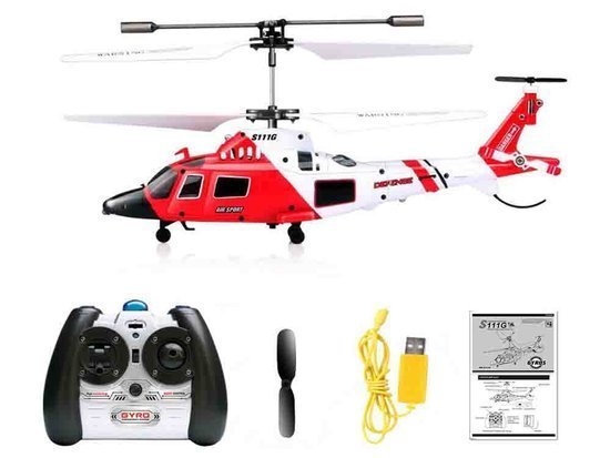 Helikopter Syma S111G Zdalnie sterowany Zabawka na pilota RC0541