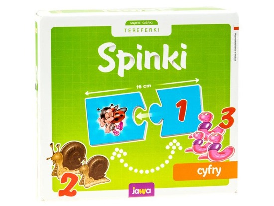 Jawa Gra edukacyjna SPINKI - CYFRY układanka GR0309