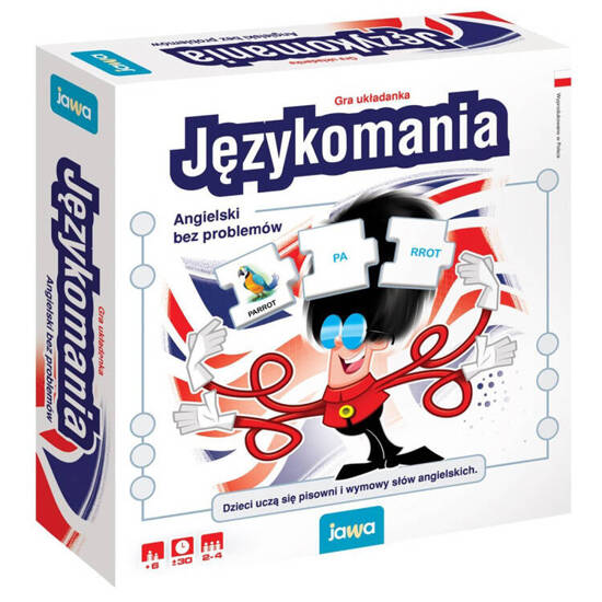 Jawa Gra układanka sylaby JĘZYKOMANIA - nauka języka angielskiego GR0558