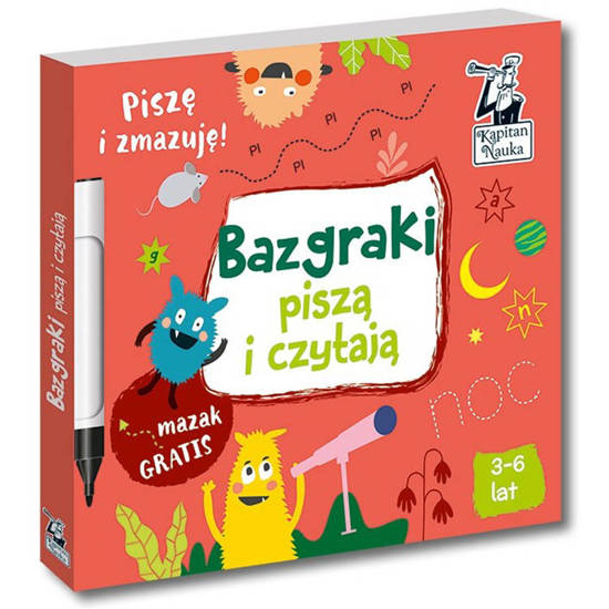 Kapitan Nauka Bazgraki piszą i czytają 3-6 lat KS0664