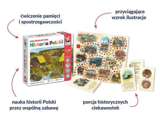 Kapitan Nauka Gra edukacyjna Historia Polski GR0484