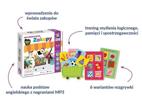 Kapitan Nauka Gra edukacyjna Zakupy GR0488