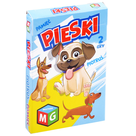 Karty do gry Piotruś Pamięć PIESKI GR0389