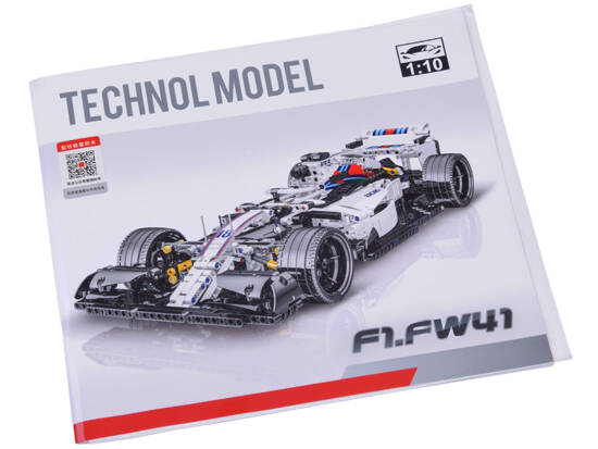 Klocki techniczne 1152-elementów Auto wyścigowe Bolid F1.FW41 ZA5309