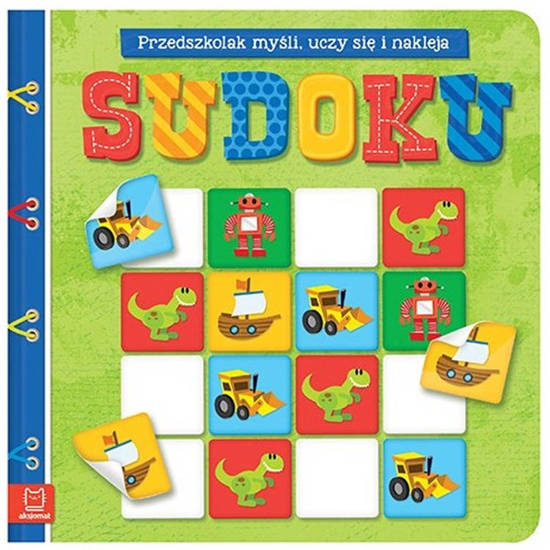 Książeczka Sudoku Przedszkolaka + naklejki KS0293