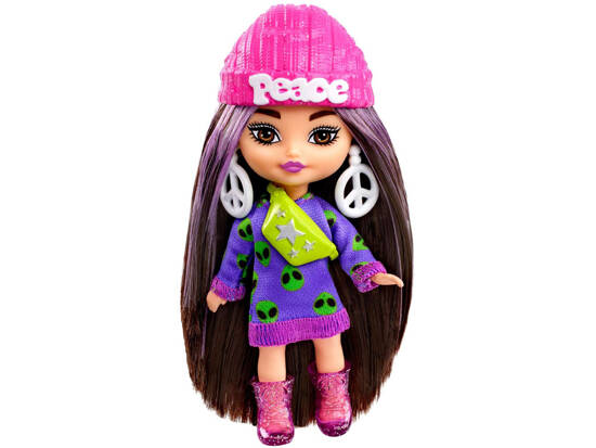 Lalka stylowa modowa Barbie Extra Mini Minis akcesoria HLN46 ZA5105 B