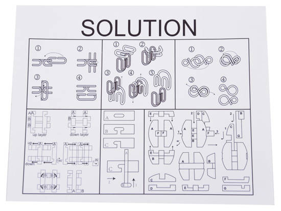 Łamigłówki logiczne Układanka puzzle ZA4441