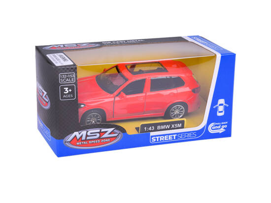 MSZ Model kolekcjonerski Licencjonowane metalowe Auto BMW X5M 1:43 ZA5459