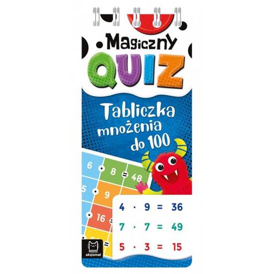 Magiczny quiz Dotknij magii Tabliczka mnożenia do 100 Zakryte - odkryte KS0864