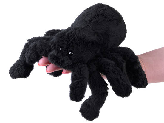 Maskotka plusz czarny pająk Tarantula 16cm 13620