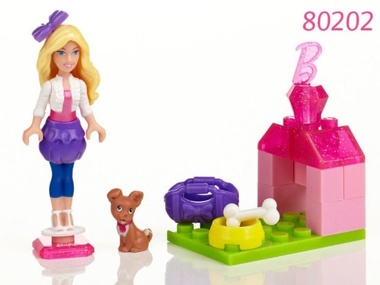 Mega Bloks BARBIE LALKA pasująca do klocków ZA1891