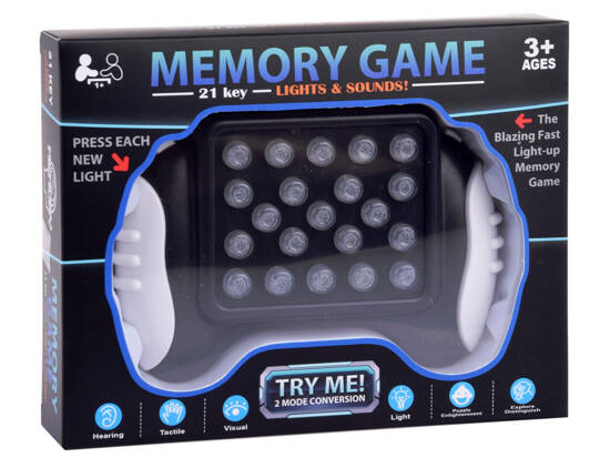 Memory  elektroniczna gra pamięciowa zapamiętywanie światła  GR0628
