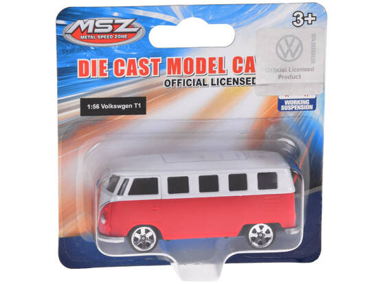 Metalowe autko licencjonowane Volkswagen T1 1:56 resorówka resorak ZA5063