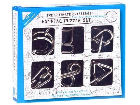 Metalowe puzzle łamigłówka zagadka logiczna GR0438