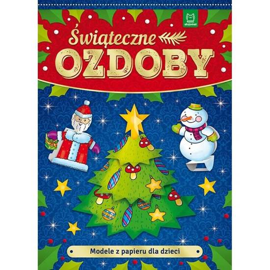 Modele z papieru dla dzieci. Świąteczne ozdoby KS0318