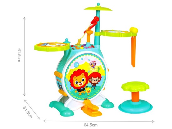 Muzyczna Perkusja interaktywna zabawka ZA2833