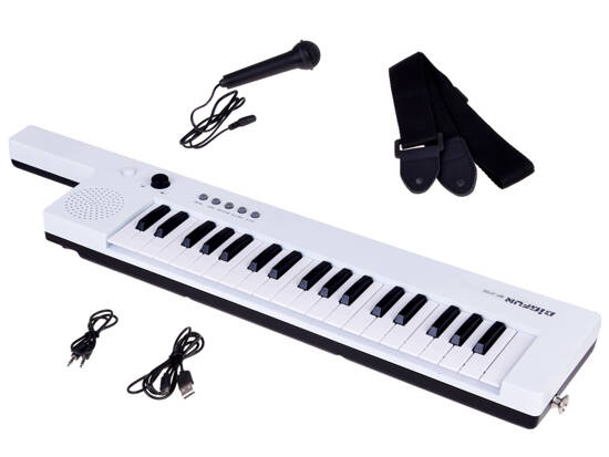 Organy Elektroniczne Keyboard z uchwytem + mikrofon 37klawisz IN0172