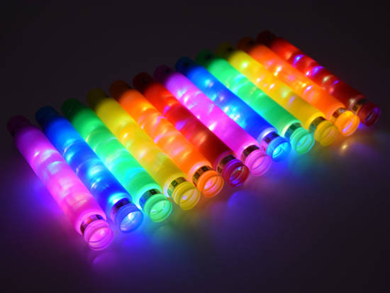 POP TUBE rurki sensoryczne świecące LED 12szt ZA4709