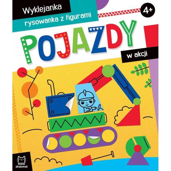 Pojazdy w akcji. Wyklejanka rysowanka 4+ KS0711