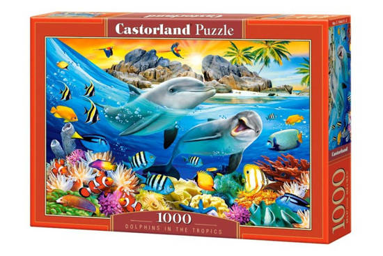 Puzzle 1000 el. Dolphins in the Tropics