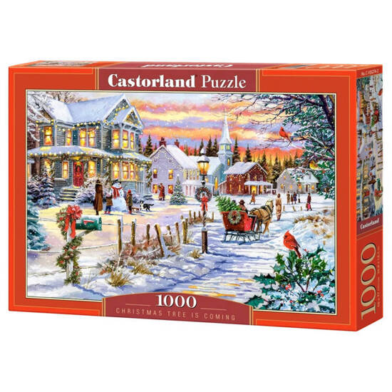 Puzzle 1000 elementów Christmas Tree is Coming