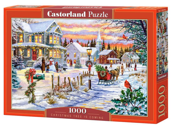 Puzzle 1000 elementów Christmas Tree is Coming