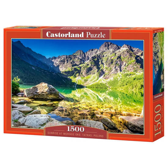 Puzzle 1500-elementów Sunrise at Morskie Oko, Tatras, Poland 