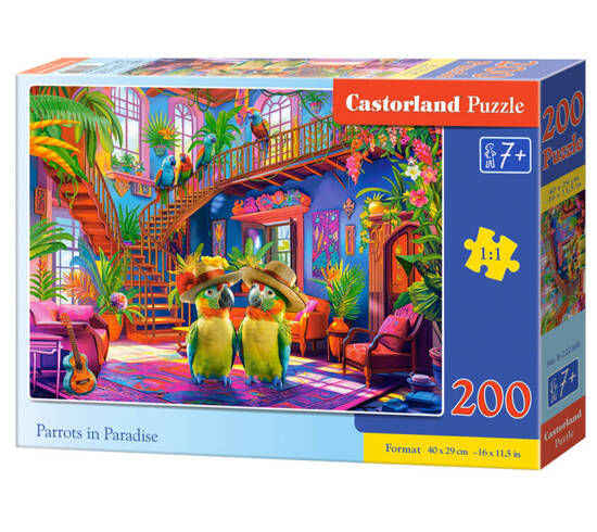 Puzzle 200 Parrots in Paradise B-222308 