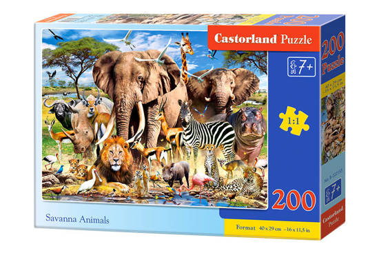Puzzle 200 el. Savanna Animals