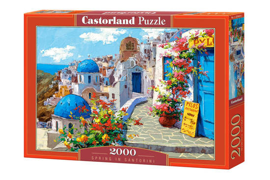 Puzzle 2000 el. Spring in Santorini