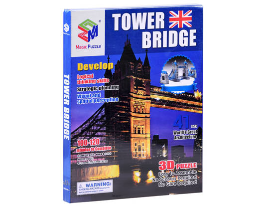 Puzzle 3D 41 el. most Tower Bridge ZA3801