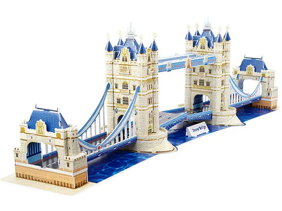 Puzzle 3D Tower Bridge 120-elementów Puzzle przestrzenne Londyn ZA5399