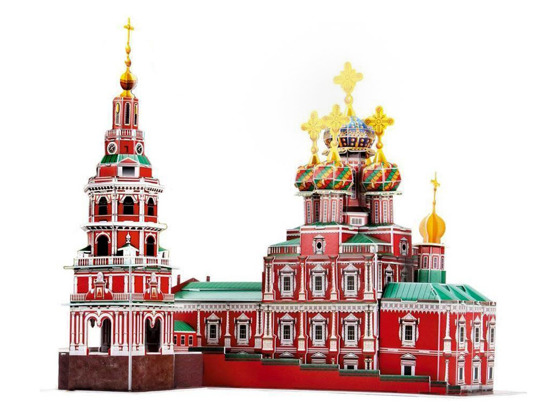 Puzzle 3D cerkiew katedra Nowogród 135ele ZA2904