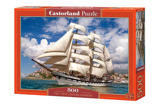 Puzzle 500 el. Tall Ship Leaving Harbour